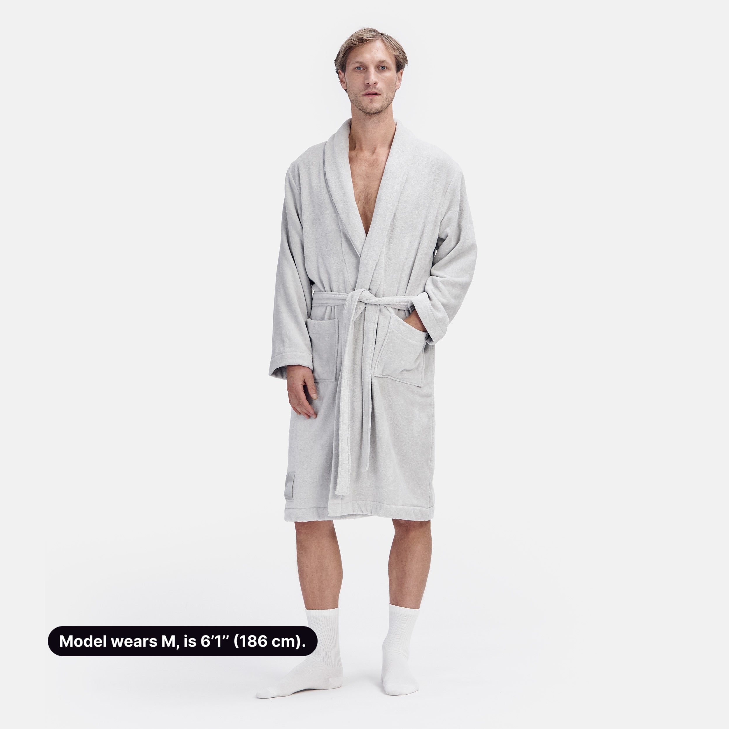 Heritage Robe Terry / X-Small / Calacatta Gray, Heritage Robe Terry / Small / Calacatta Gray, Heritage Robe Terry / Medium / Calacatta Gray, Heritage Robe Terry / Large / Calacatta Gray, Heritage Robe Terry / X-Large / Calacatta Gray