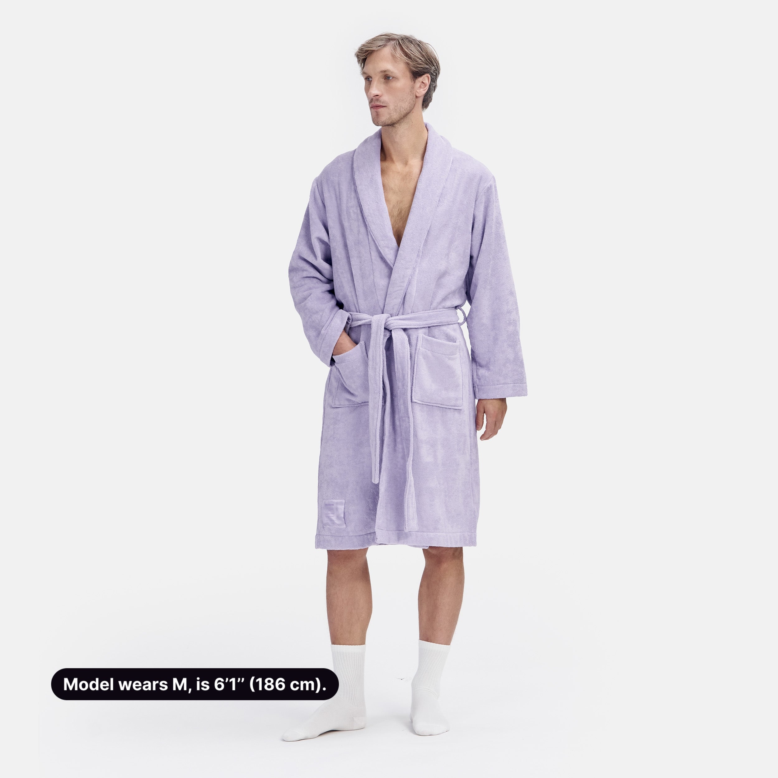 Heritage Robe Terry / X-Small / Italian Lavender, Heritage Robe Terry / Small / Italian Lavender, Heritage Robe Terry / Medium / Italian Lavender, Heritage Robe Terry / Large / Italian Lavender, Heritage Robe Terry / X-Large / Italian Lavender