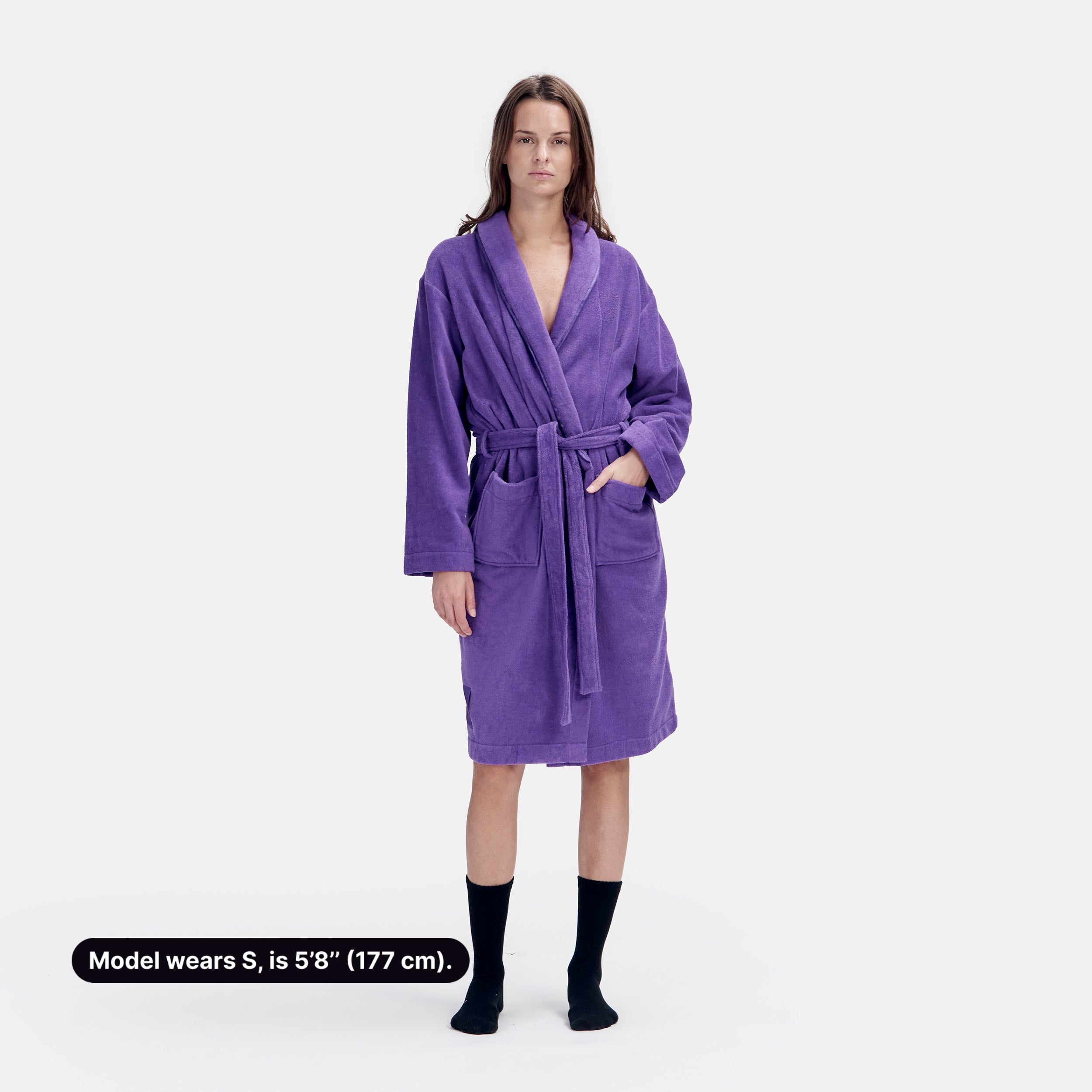 Heritage Robe Terry / X-Small / Royal Purple, Heritage Robe Terry / Small / Royal Purple, Heritage Robe Terry / Medium / Royal Purple, Heritage Robe Terry / Large / Royal Purple, Heritage Robe Terry / X-Large / Royal Purple
