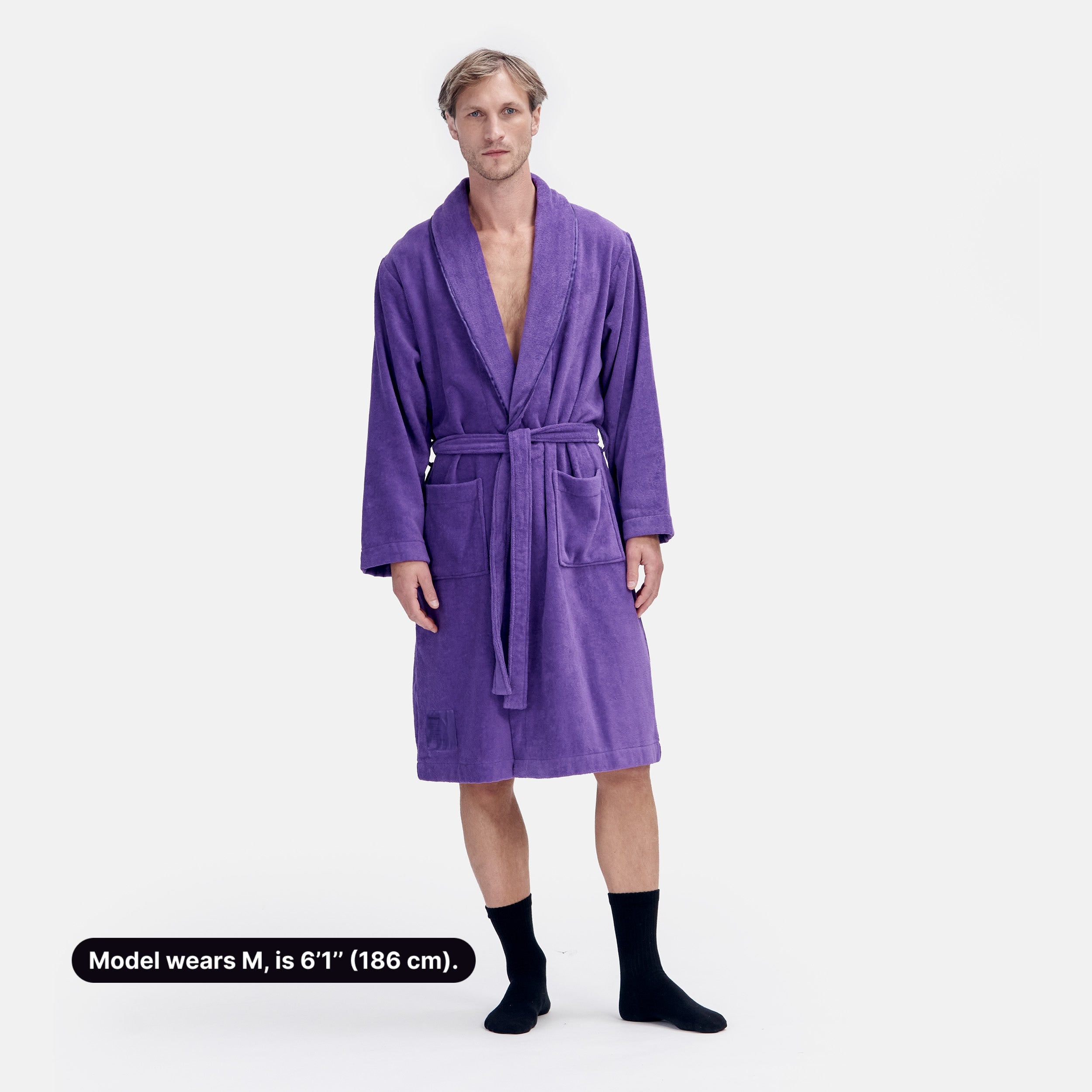 Heritage Robe Terry / X-Small / Royal Purple, Heritage Robe Terry / Small / Royal Purple, Heritage Robe Terry / Medium / Royal Purple, Heritage Robe Terry / Large / Royal Purple, Heritage Robe Terry / X-Large / Royal Purple