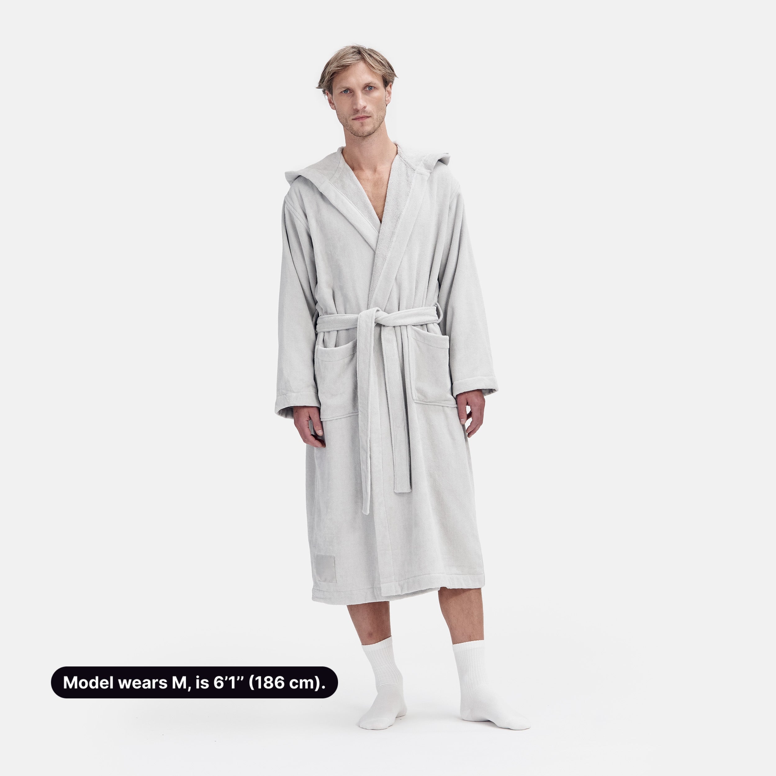 Signature Robe Terry / X-Small / Calacatta Gray, Signature Robe Terry / Small / Calacatta Gray, Signature Robe Terry / Medium / Calacatta Gray, Signature Robe Terry / Large / Calacatta Gray, Signature Robe Terry / X-Large / Calacatta Gray