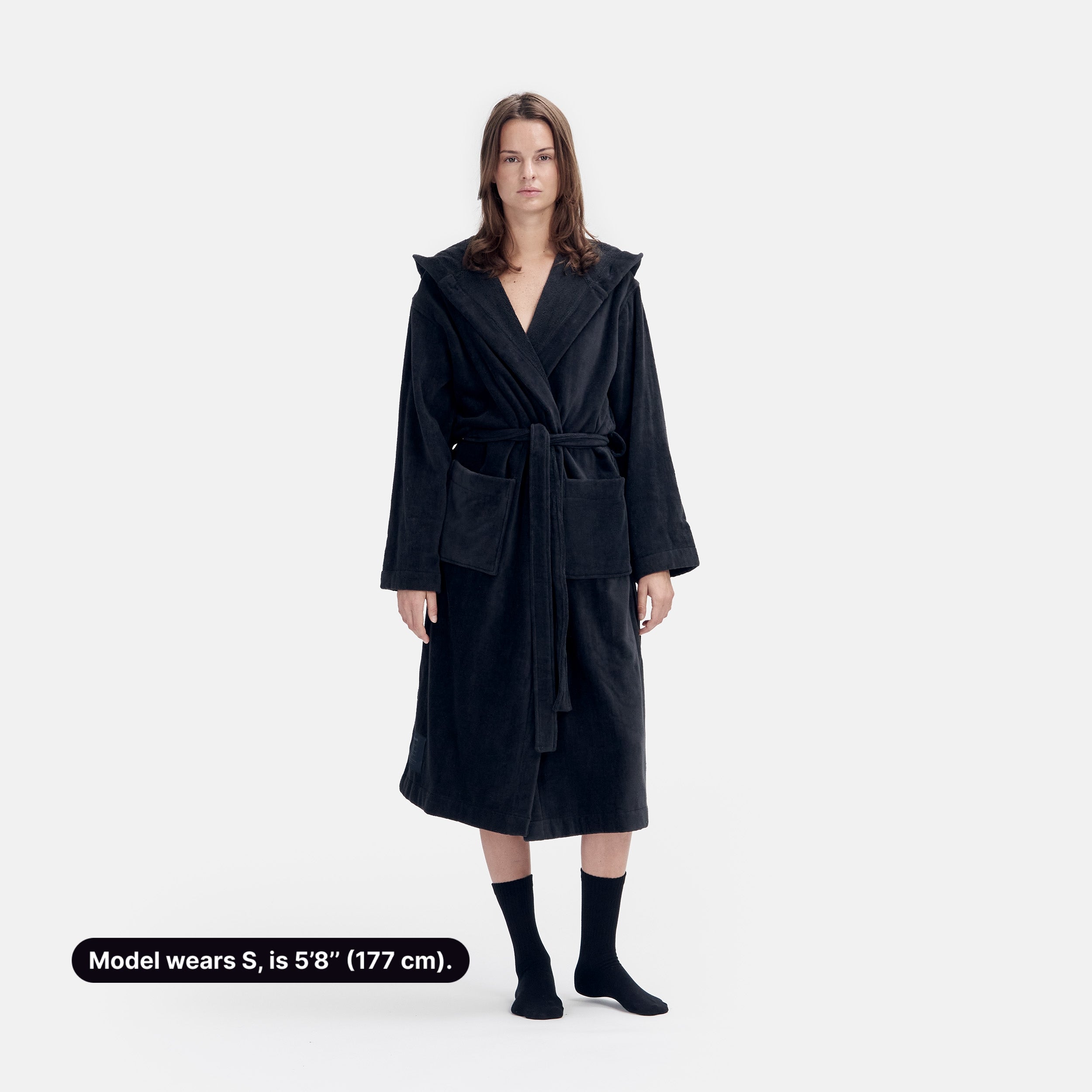 Signature Robe Terry / X-Small / Marquina Black, Signature Robe Terry / Small / Marquina Black, Signature Robe Terry / Medium / Marquina Black, Signature Robe Terry / Large / Marquina Black, Signature Robe Terry / X-Large / Marquina Black
