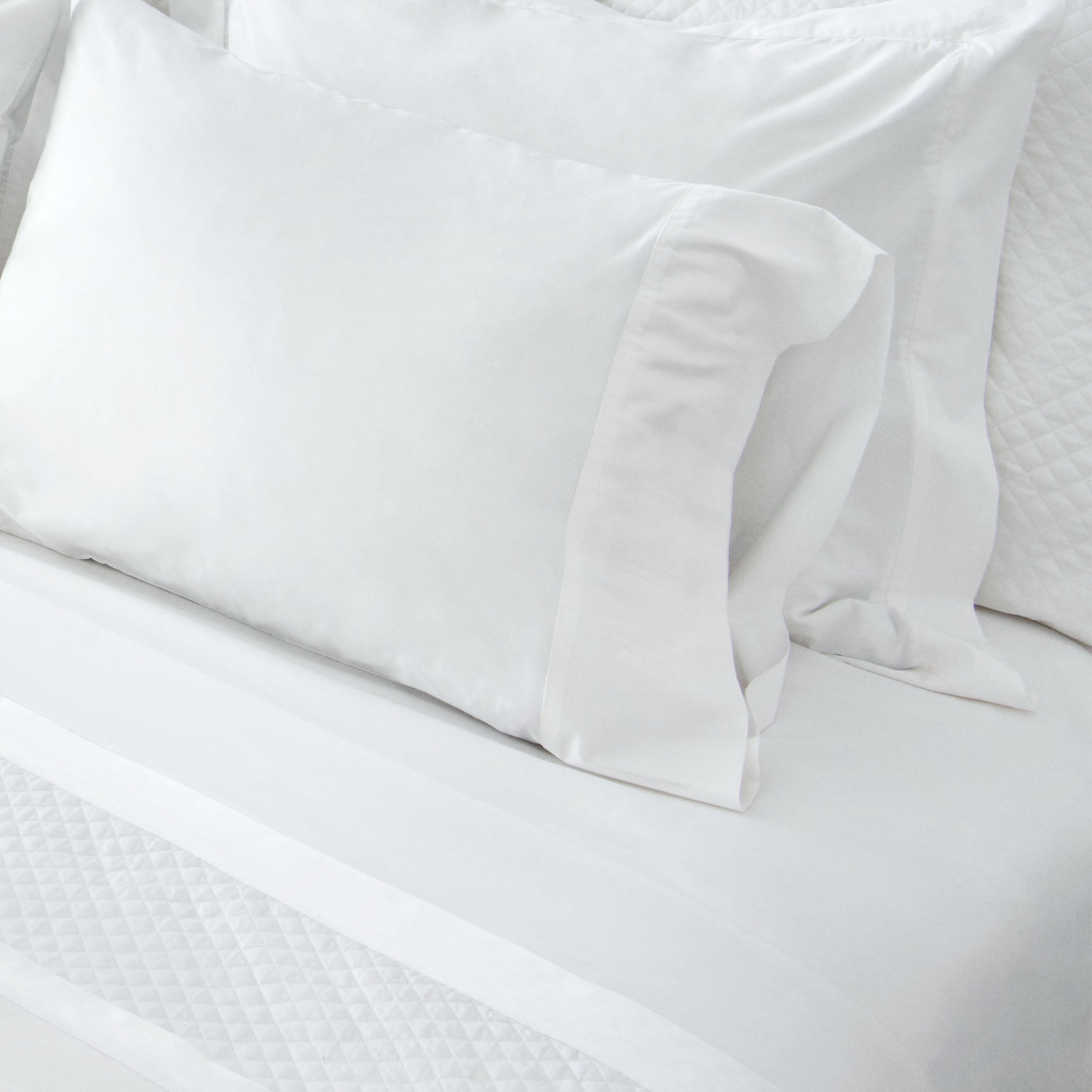 Grand Hotel Percale / Twin / PROSSIONI® White, Grand Hotel Percale / Twin XL / PROSSIONI® White, Grand Hotel Percale / Full / PROSSIONI® White, Grand Hotel Percale / Queen / PROSSIONI® White, Grand Hotel Percale / King / PROSSIONI® White, Grand Hotel Percale / Cal King / PROSSIONI® White, Grand Hotel Percale / Split King / PROSSIONI® White, Grand Hotel Percale / King w/st pillowcases / PROSSIONI® White