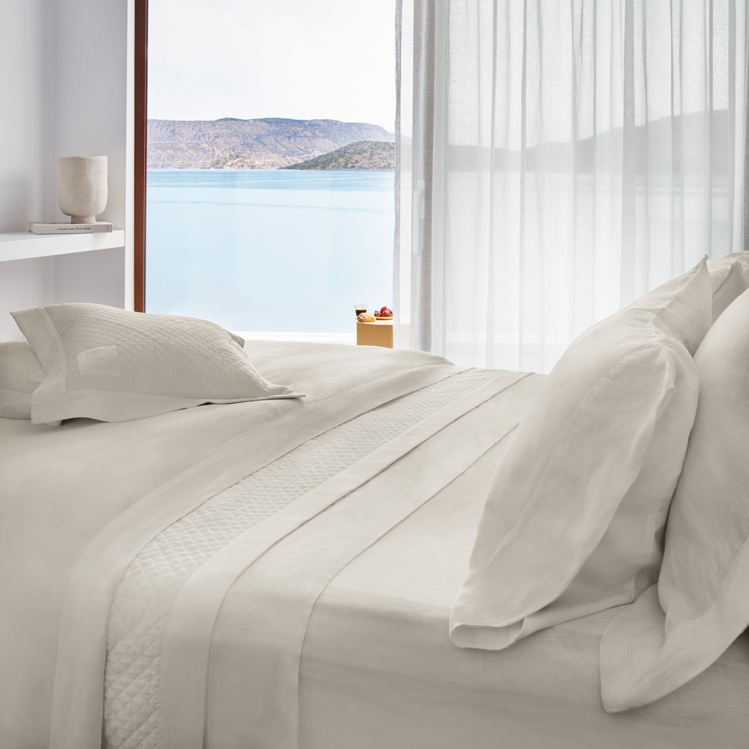 Beach House Linen / Twin / Moscato Beige, Beach House Linen / Twin XL / Moscato Beige, Beach House Linen / Full / Moscato Beige, Beach House Linen / Queen / Moscato Beige, Beach House Linen / King / Moscato Beige, Beach House Linen / Cal King / Moscato Beige, Beach House Linen / Split King / Moscato Beige, Beach House Linen / King w/st pillowcases / Moscato Beige