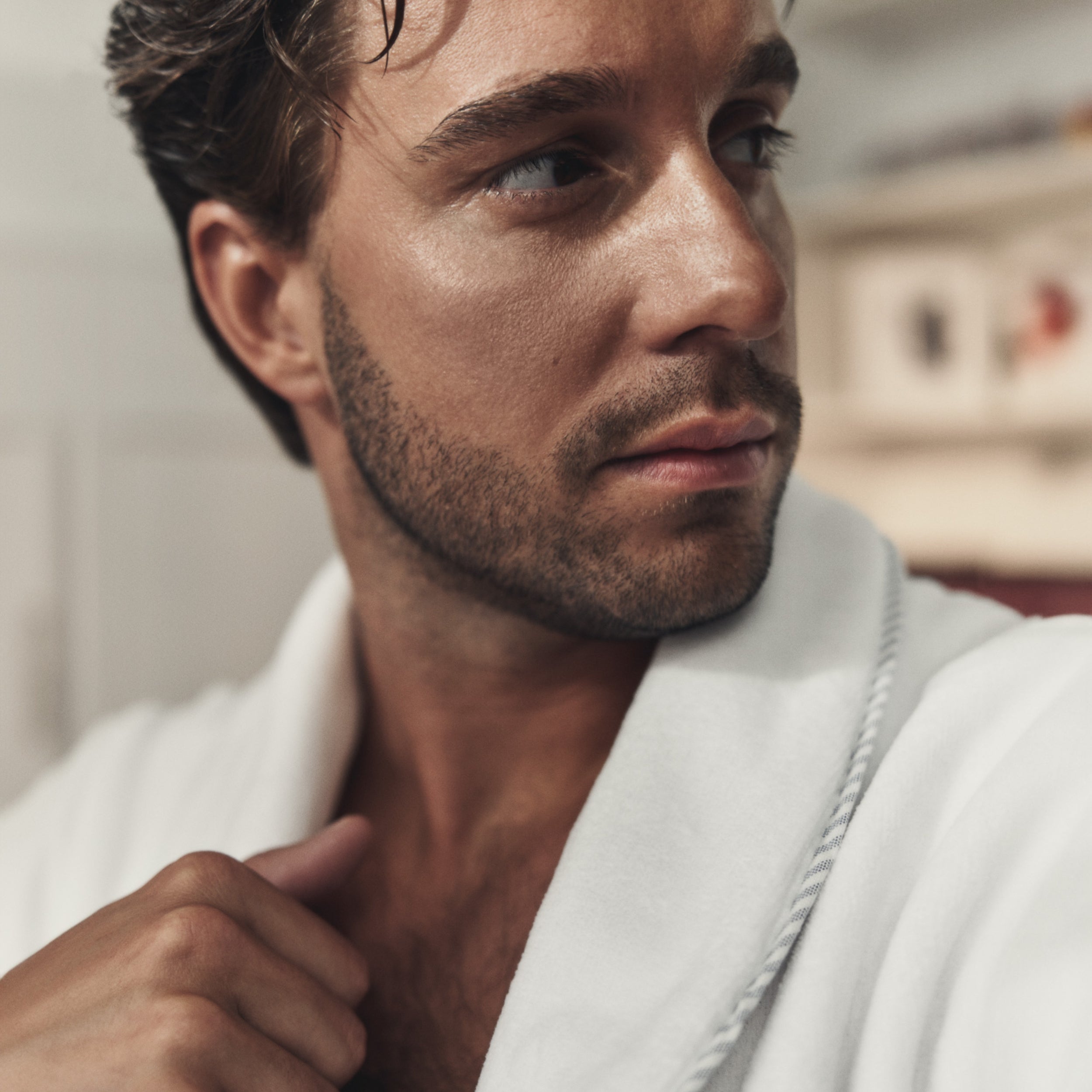 Heritage Robe Terry / X-Small / Capri Striped Blue & White, Heritage Robe Terry / Small / Capri Striped Blue & White, Heritage Robe Terry / Medium / Capri Striped Blue & White, Heritage Robe Terry / Large / Capri Striped Blue & White, Heritage Robe Terry / X-Large / Capri Striped Blue & White