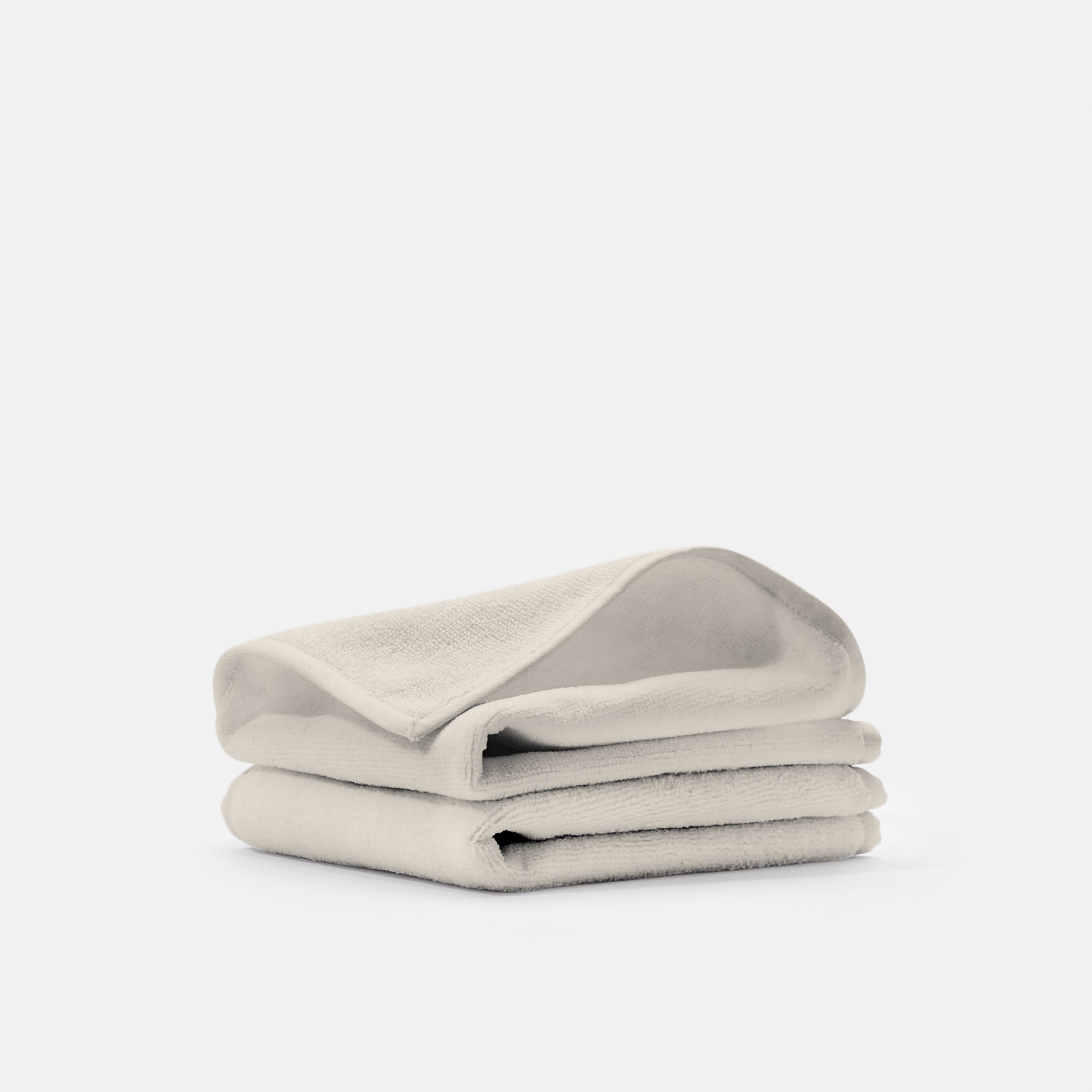 Boutique Hotel Terry / Washcloths 12" x 12" / Moscato Beige