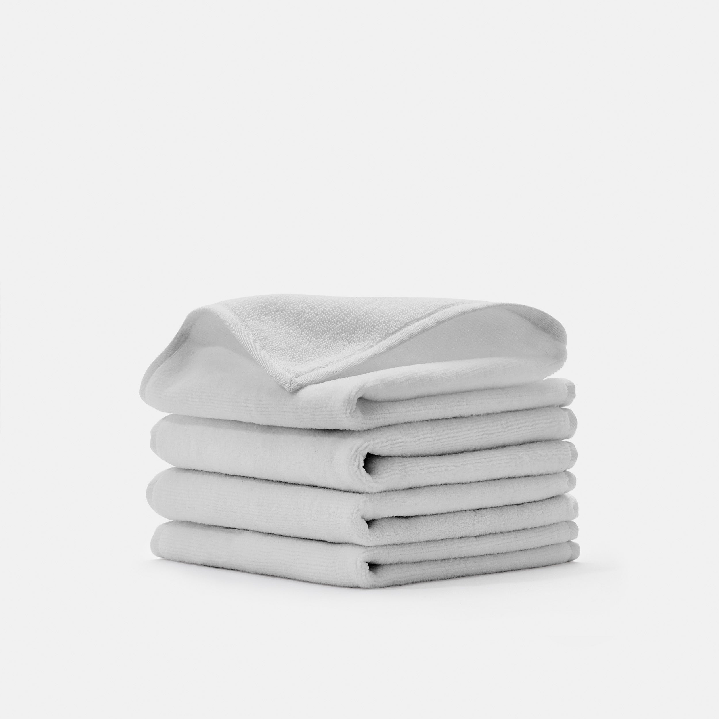 Beach House Terry / Washcloths 12" x 12" / Calacatta Gray