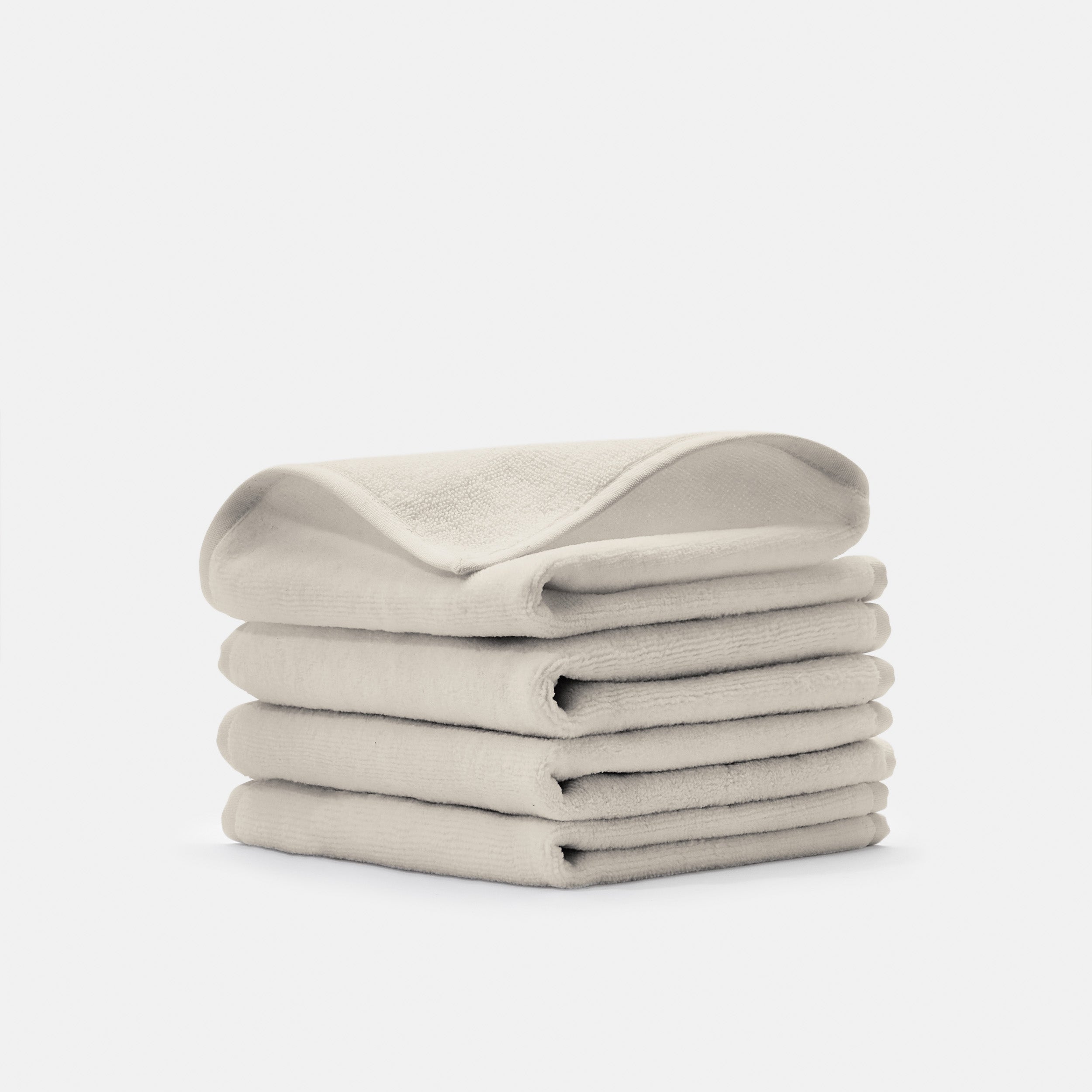 Boutique Hotel Terry / Washcloths 12" x 12" / Moscato Beige