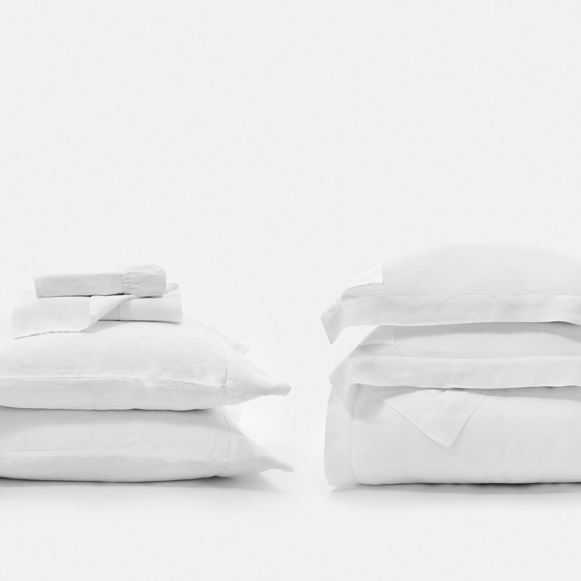 Beach House Linen / Full / PROSSIONI® White, Beach House Linen / Queen / PROSSIONI® White, Beach House Linen / King / PROSSIONI® White, Beach House Linen / Cal King / PROSSIONI® White, Beach House Linen / Split King / PROSSIONI® White, Beach House Linen / King w/st pillowcases / PROSSIONI® White