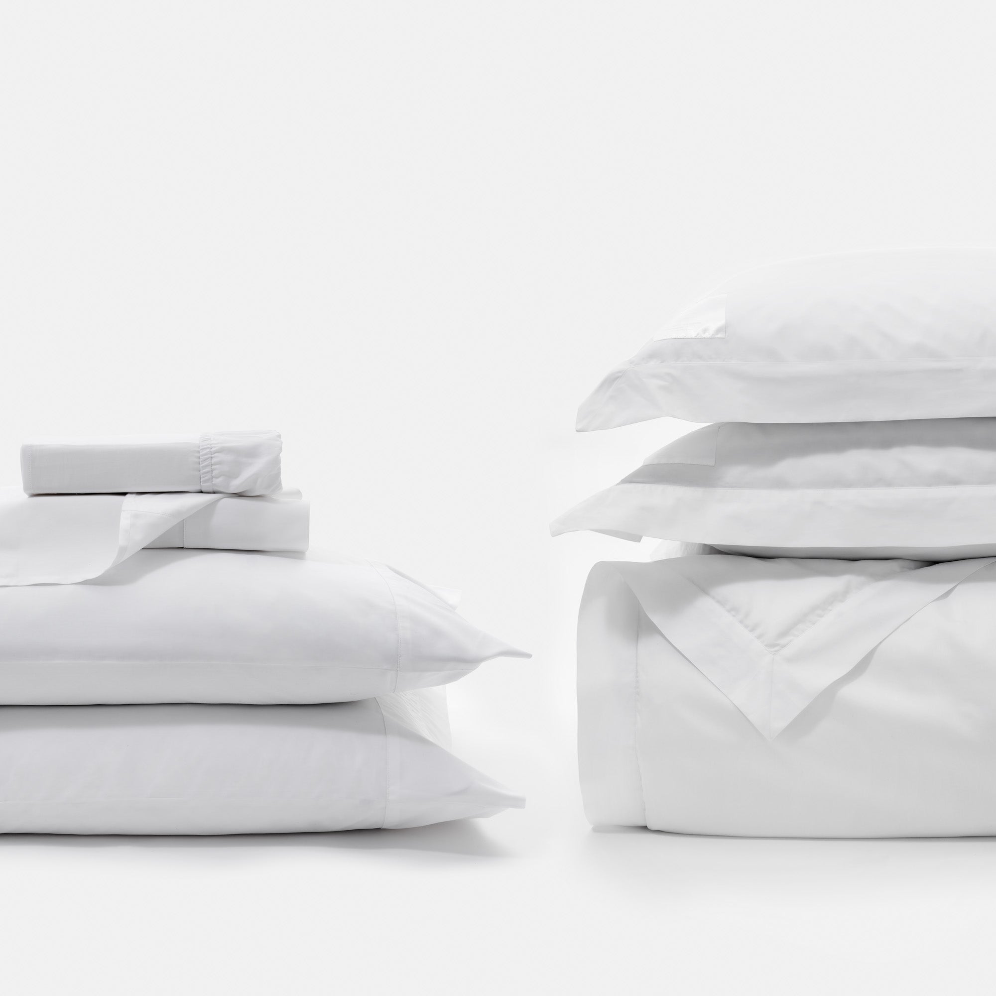 Grand Hotel Percale / Full / PROSSIONI® White, Grand Hotel Percale / Queen / PROSSIONI® White, Grand Hotel Percale / King / PROSSIONI® White, Grand Hotel Percale / Cal King / PROSSIONI® White, Grand Hotel Percale / Split King / PROSSIONI® White, Grand Hotel Percale / King w/st pillowcases / PROSSIONI® White